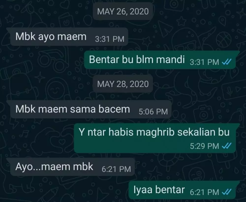 ibu kos bagi makanan Twitter