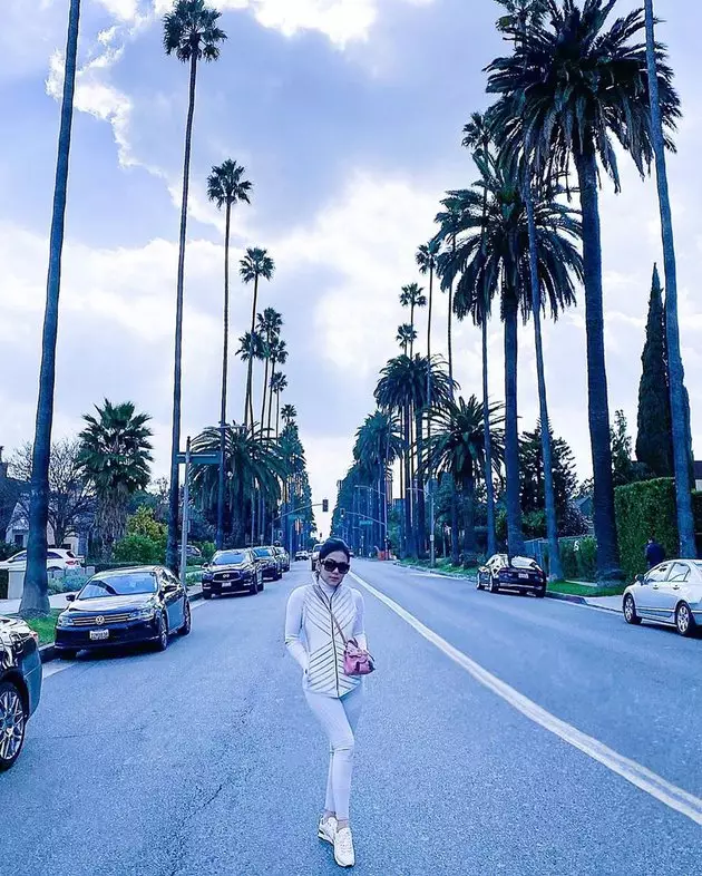 Syahrini di LA © 2020 brilio.net Instagram