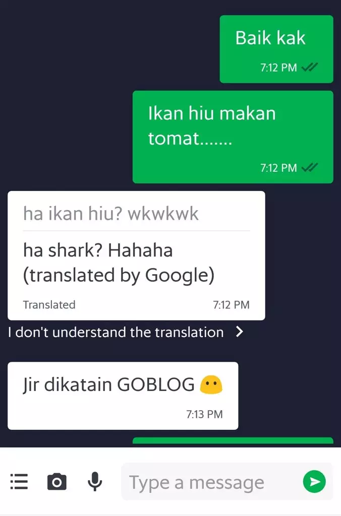 chat pantun ala driver ojol  Berbagai Sumber