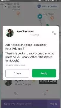 chat pantun ala driver ojol  Berbagai Sumber