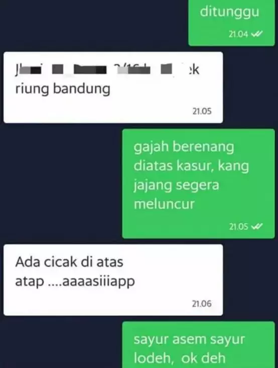 chat pantun ala driver ojol  Berbagai Sumber