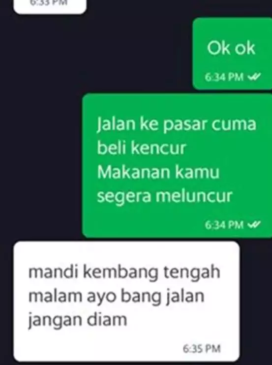 chat pantun ala driver ojol  Berbagai Sumber