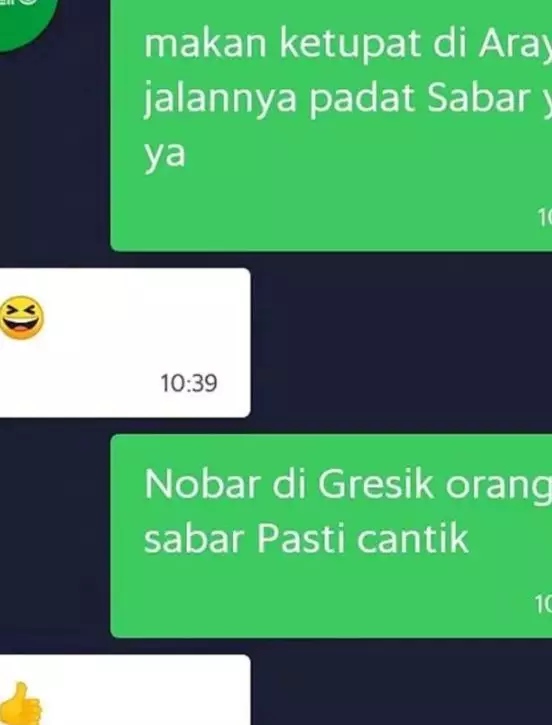 chat pantun ala driver ojol  Berbagai Sumber