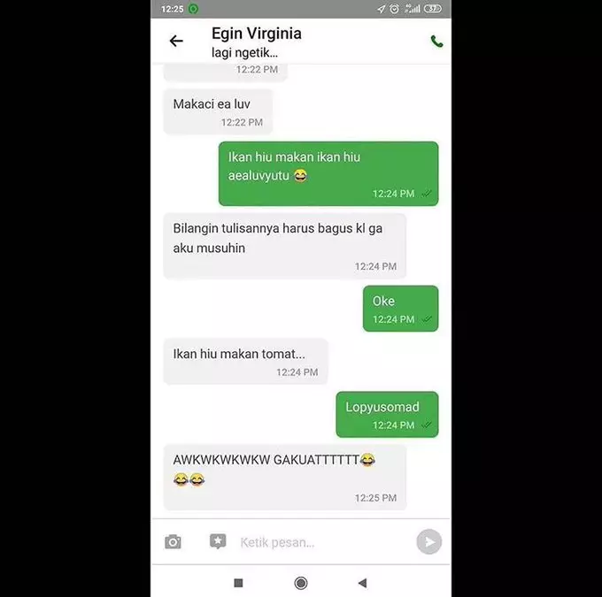 chat pantun ala driver ojol  Berbagai Sumber