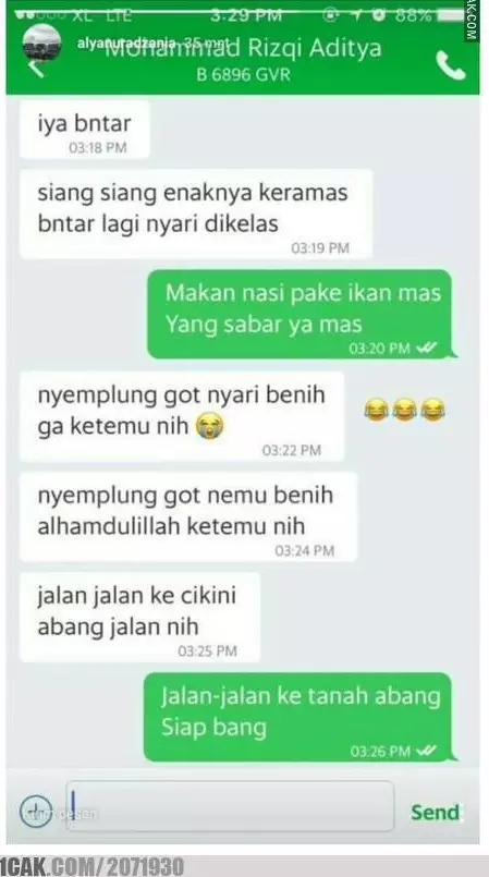 chat pantun ala driver ojol  Berbagai Sumber