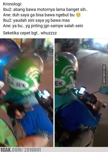 emak emak nggak sabaran  Berbagai Sumber