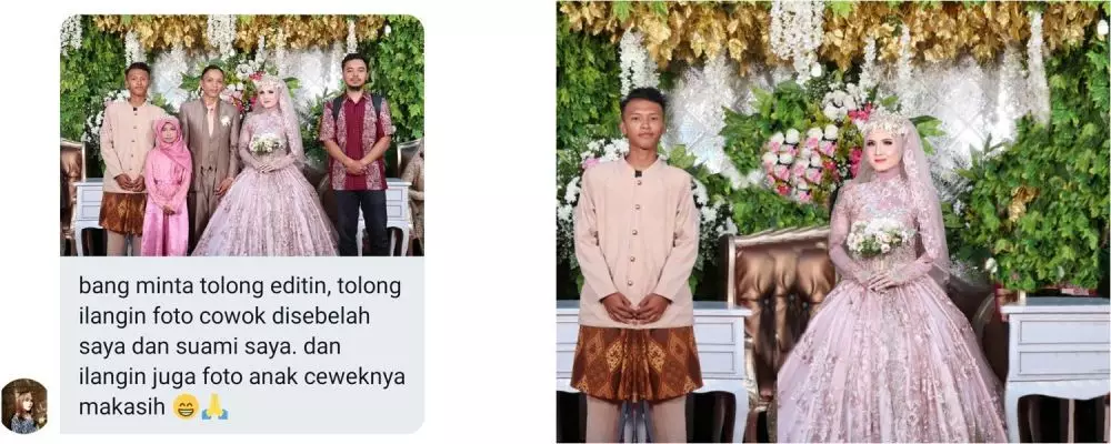 Wanita minta edit kocak Twitter/@tidakpakesoftex Wanita minta edit kocak Twitter/@tidakpakesoftex