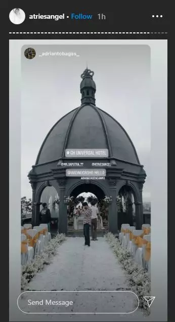 Atries Eric menikah Instagram