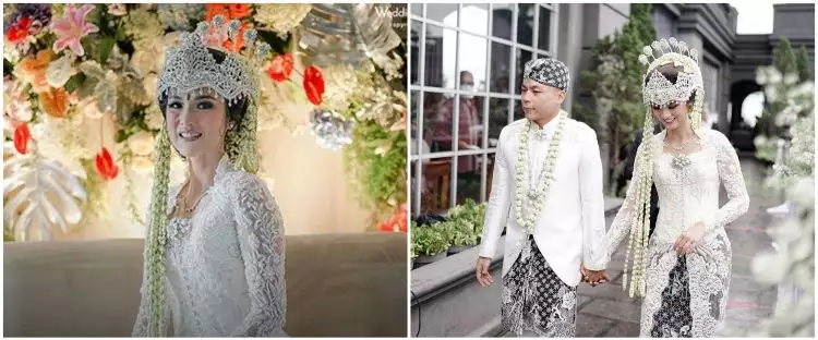 10 Momen pernikahan Atries Angel mantan Chef Juna, pakai adat Sunda