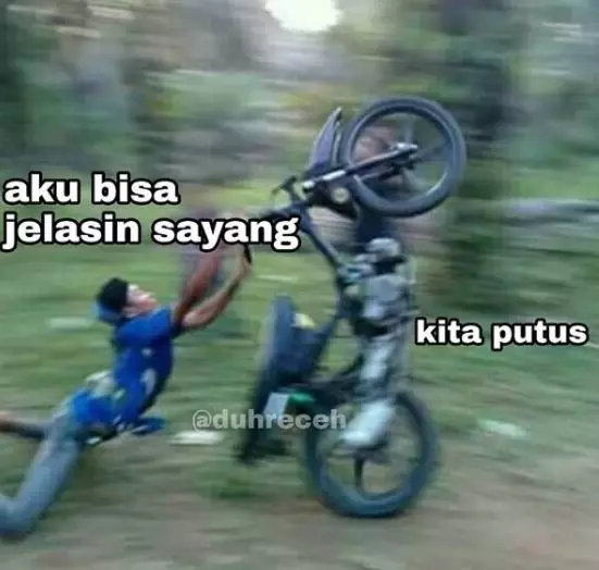 10 Caption foto momen apes ini bikin meringis istimewa