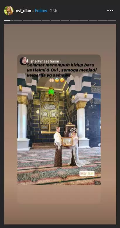 momen pernikahan ovi dian Instagram momen pernikahan ovi dian Instagram