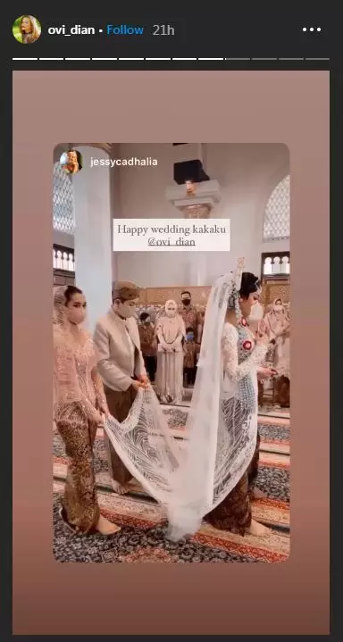 momen pernikahan ovi dian Instagram momen pernikahan ovi dian Instagram