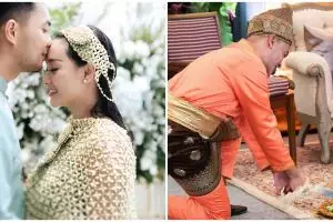 Momen 7 bulanan 10 seleb dalam berbagai adat, auranya kian terpancar