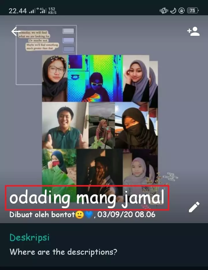 Nama grup chat WA Twitter