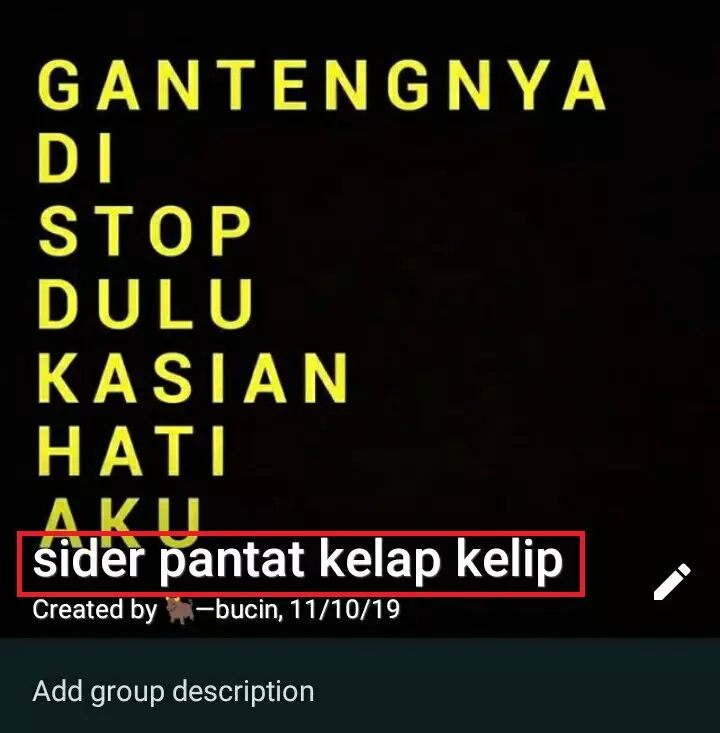 Nama grup chat WA Twitter