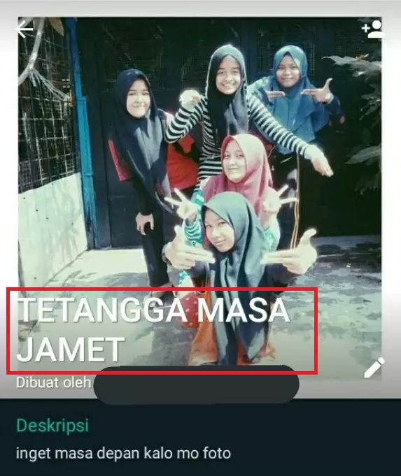 Nama grup chat WA Twitter