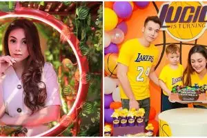 Bertema basket, ini 8 momen ulang tahun putra Celine Evangelista