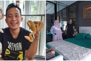9 Potret kamar tidur Denny Cagur, harga kasurnya fantastis