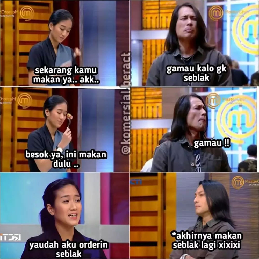 meme MasterChef ke-7 instagram  meme MasterChef ke-7 instagram