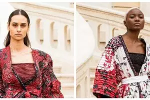 6 Potret outfit batik khas Lasem yang melenggang di Paris Fashion Week