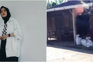 10 Momen Tantri kunjungi sang nenek di kampung, rumahnya sederhana