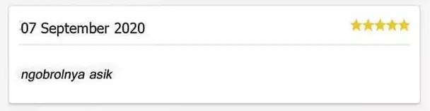 Testimoni bintang 5 di ojol Instagram Testimoni bintang 5 di ojol Instagram