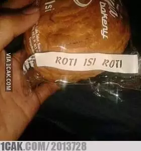 tulisan di bungkus roti  Berbagai Sumber