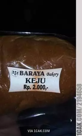 tulisan di bungkus roti  Berbagai Sumber