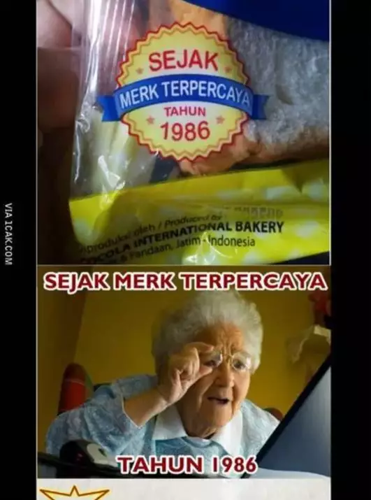 tulisan di bungkus roti  Berbagai Sumber