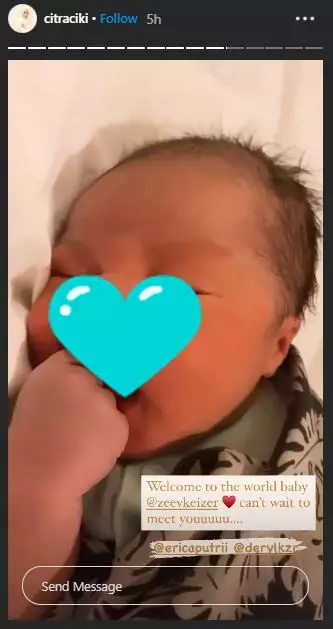 Erica putri melahirkan © 2020 brilio.net