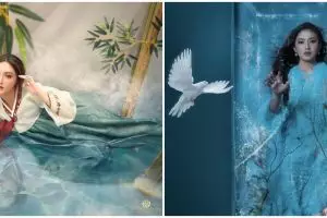 Gaya pemotretan 10 seleb ini bak lukisan, bikin terpesona