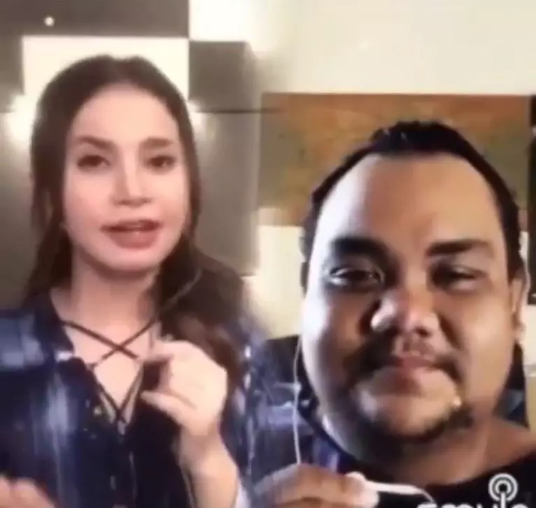 Viral lelaki duet bareng Rossa Twitter/@jayakabajay