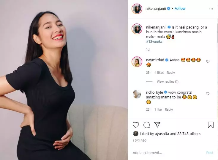 Niken Anjani umumkan kehamilan © 2020 brilio.net