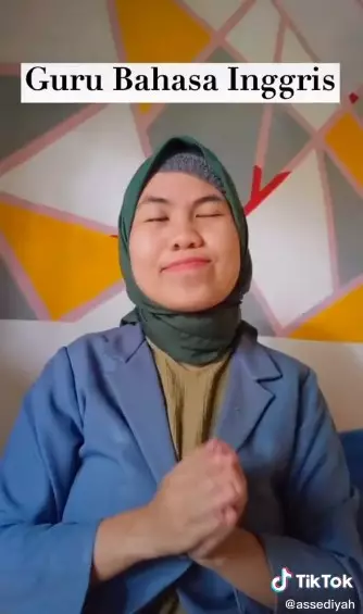 Penampilan guru tiktok TikTok/@assediyah