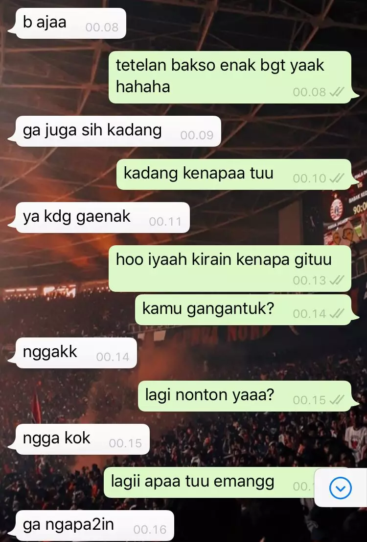 Chat dicuekin pacar Twitter