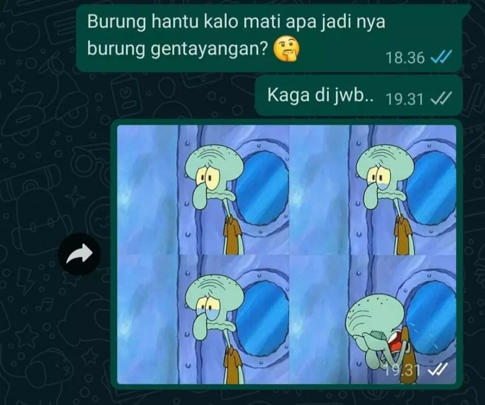 Chat dicuekin pacar Twitter