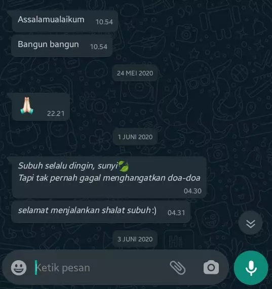 Chat dicuekin pacar Twitter