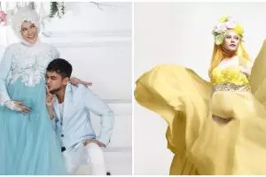 10 Maternity shoot Adhitya Putri di kehamilan kedua, usung beda tema