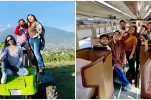 10 Potret kedekatan Dewi Perssik dan keponakan, auranya keibuan banget