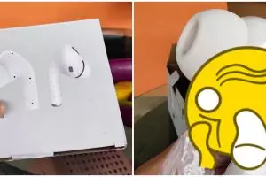 Beli airpods di online shop, saat barang datang isinya mengejutkan