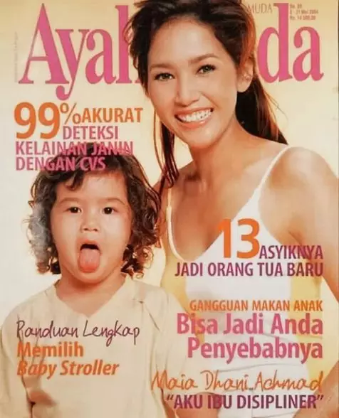 Maia Estianty majalah jadul © 2020 brilio.net