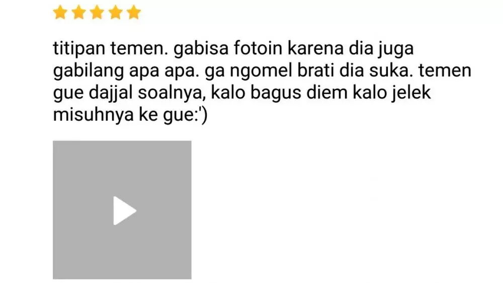 Testimoni beli buat orang lain Twitter