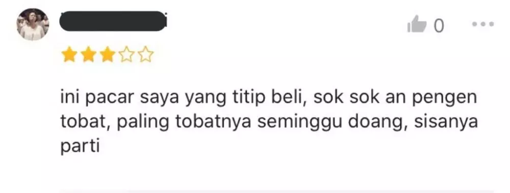 Testimoni beli buat orang lain Twitter