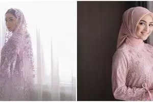 Gaya 15 pesinetron saat pengajian jelang nikah, auranya terpancar