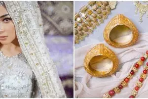 10 Detail aksesori khas Minang Nikita Willy di acara malam bainai