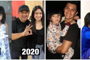 7 Seleb pose ulang foto dulu dan kini, parasnya curi perhatian