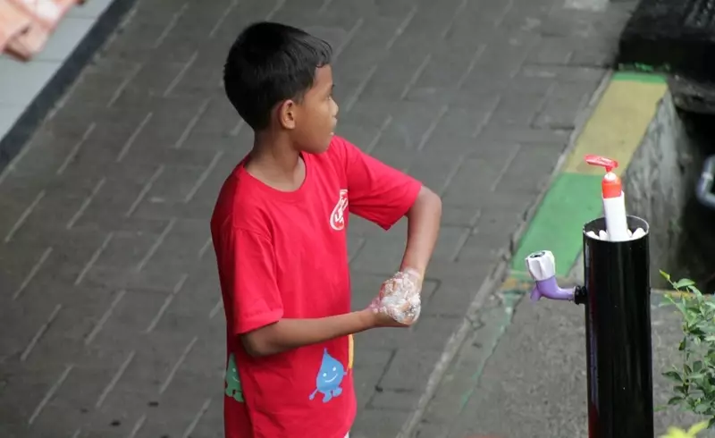 Hari Cuci Tangan Sedunia © 2020 brilio.net Hari Cuci Tangan Sedunia © 2020 brilio.net