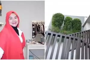 15 Potret rumah baru Sarita Abdul Mukti, kolam renangnya ada dua