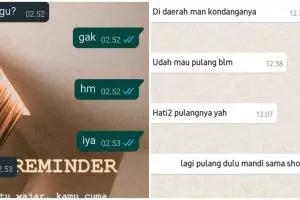 10 Chat lucu jutek dan balasan singkat dari pacar ini bikin geregetan