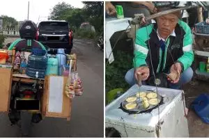 10 Potret driver ojek online nyambi dagang pas sepi orderan